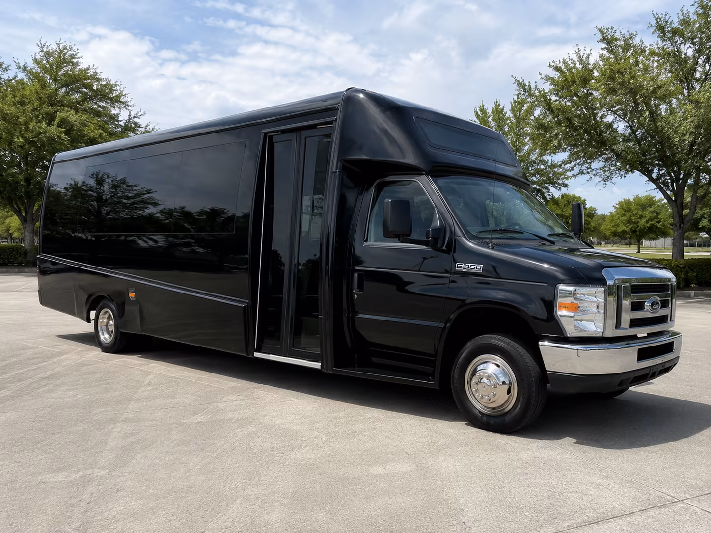 Hialeah Airport Shuttle & Transportation party bus exterior
