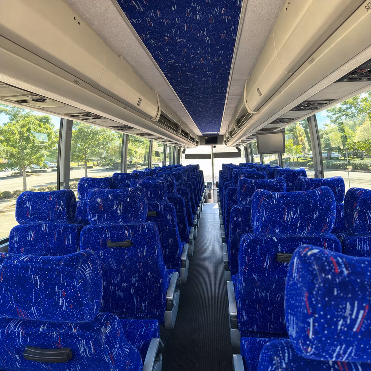 Hialeah Airport Shuttle & Transportation party bus interior