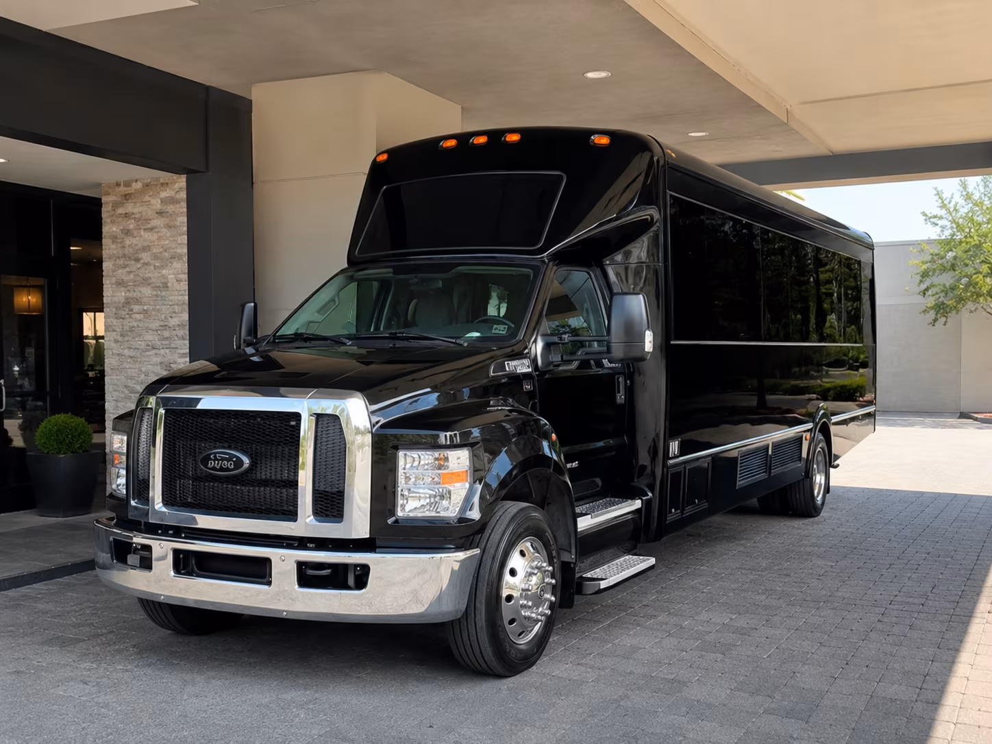 Hialeah Bachelor & Bachelorette Transportation party bus exterior