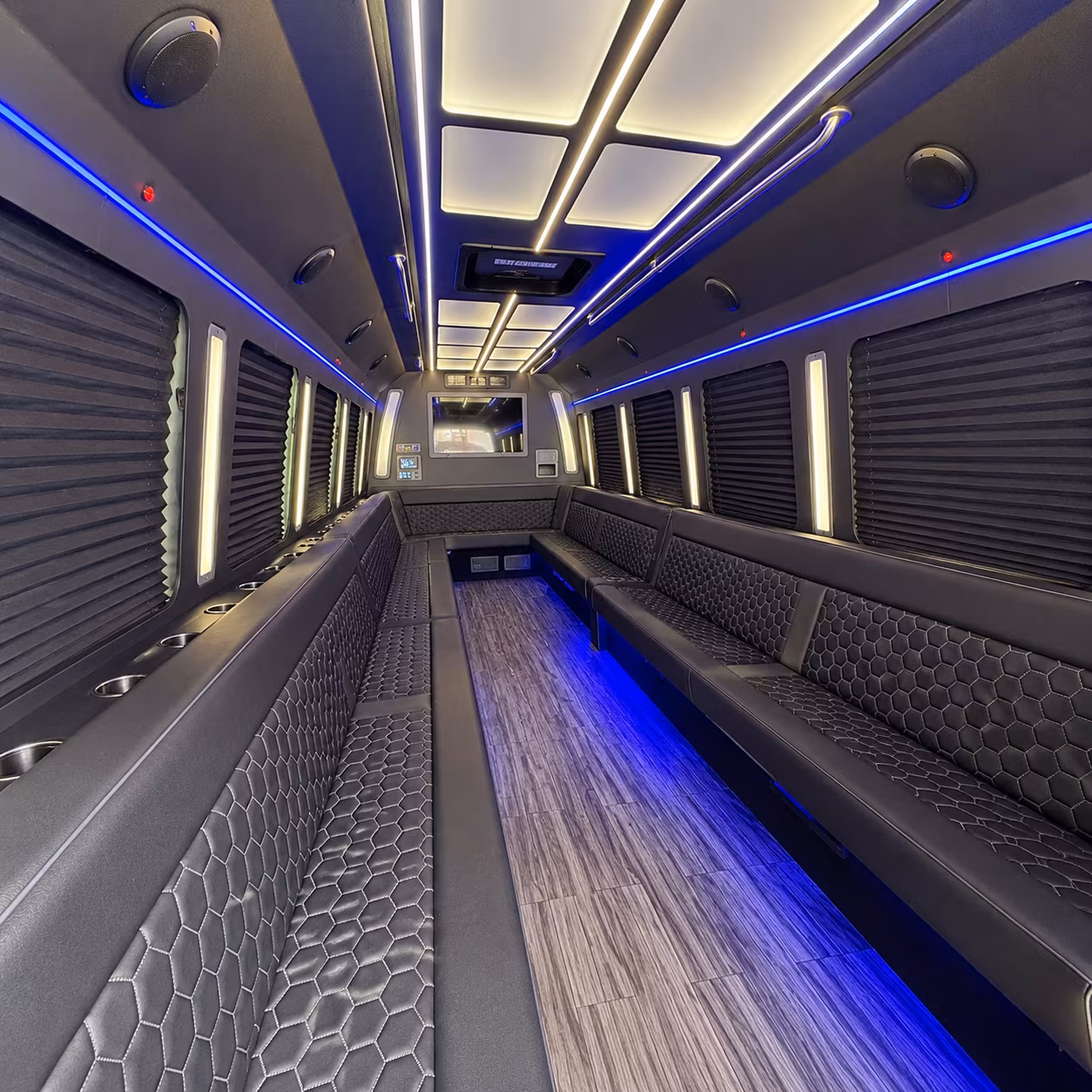 Hialeah Bachelor & Bachelorette Transportation party bus exterior