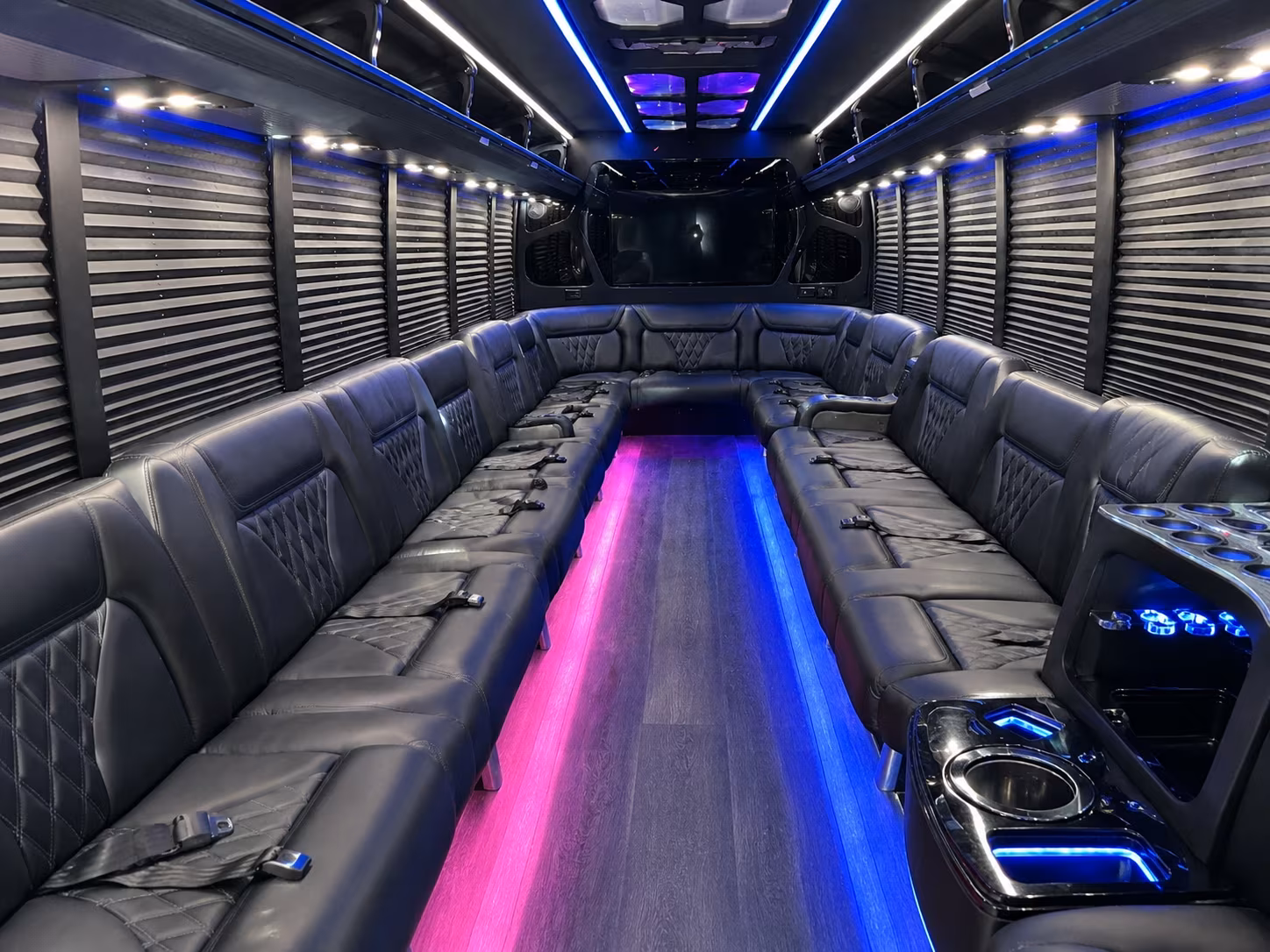 Hialeah Bachelor & Bachelorette Transportation party bus exterior