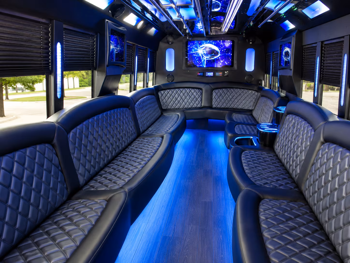 Hialeah Bachelor & Bachelorette Transportation onboard seating