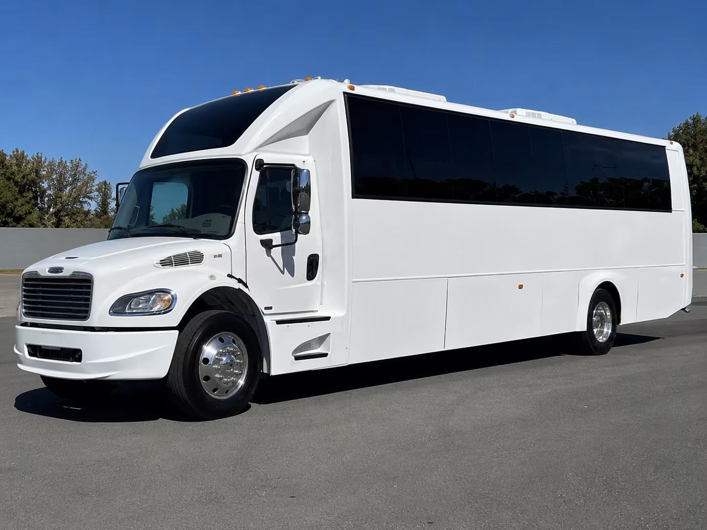 Hialeah Birthday, Sweet 16, & Quinceañera Transportation party bus exterior