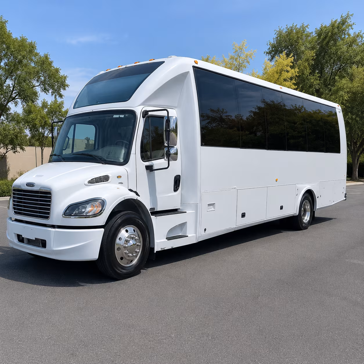 Hialeah Private Event Transportation party bus exterior