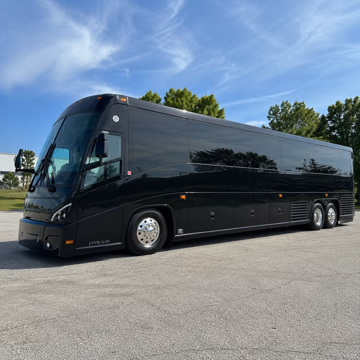 Hialeah School Event Transportation party bus exterior