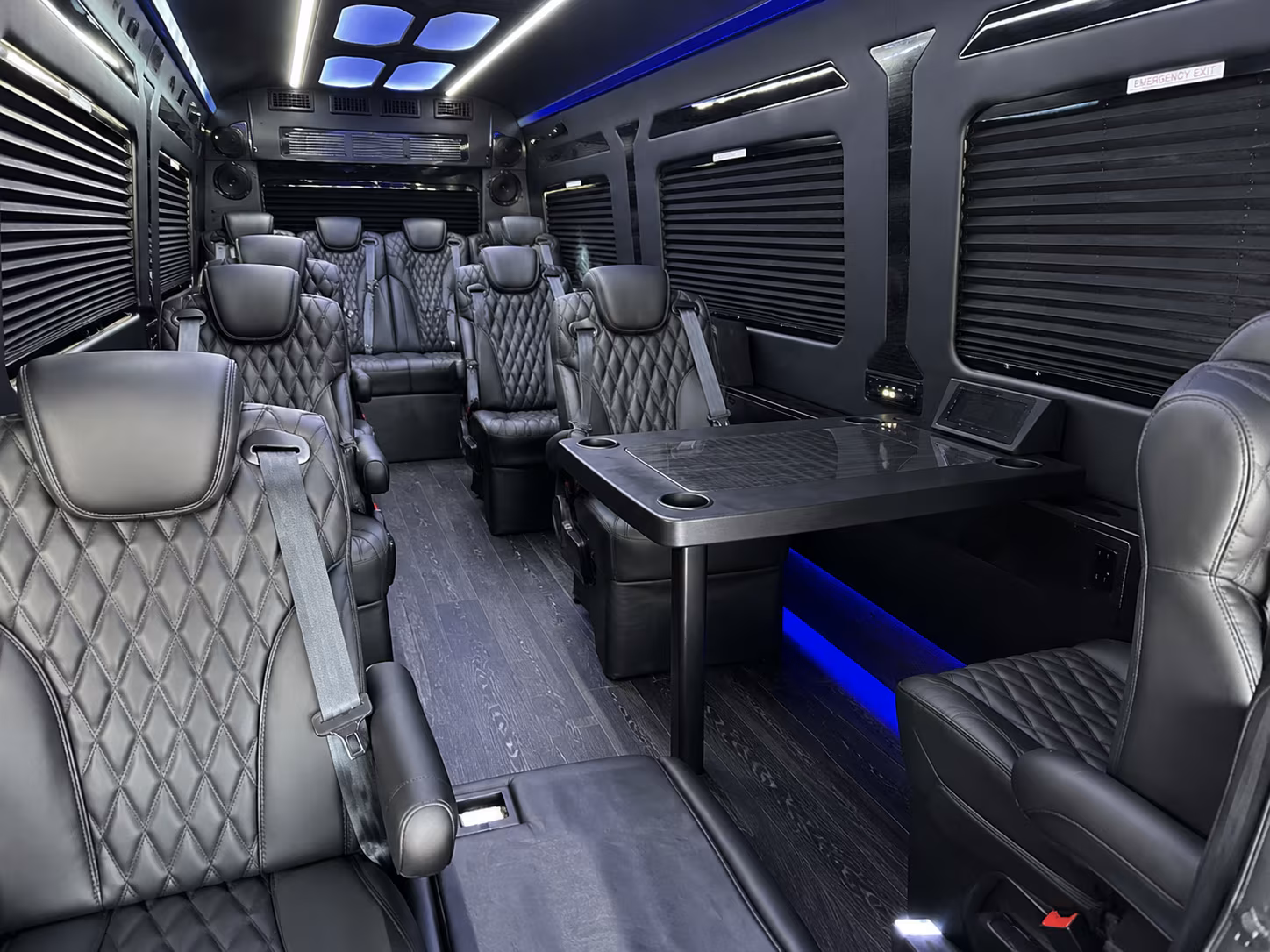 Hialeah School Event Transportation party bus exterior