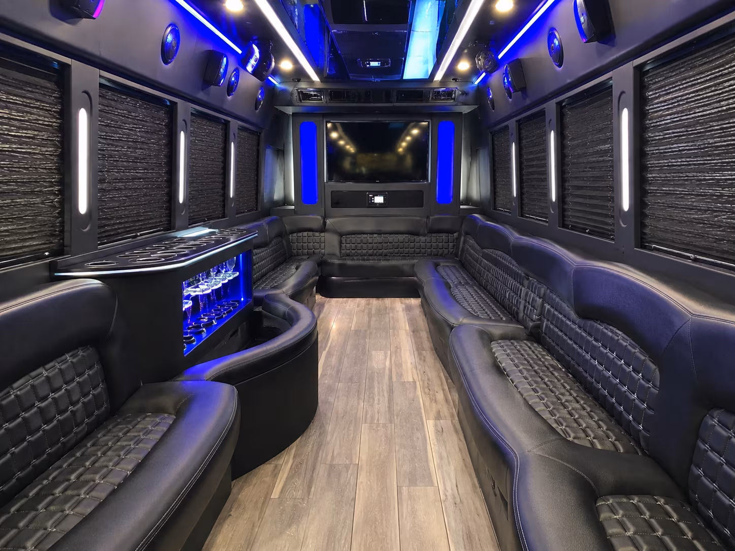 Hialeah Sporting Event Transportation party bus exterior