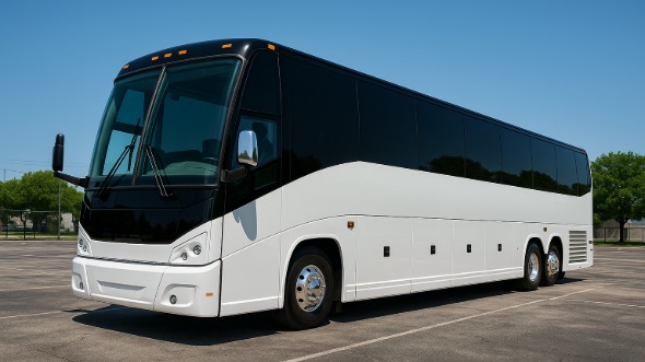 Exterior of Charter Bus Company Kendall's 40 Passenger Party Bus in Kendall