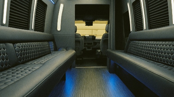 hialeah 20 passenger party bus interior